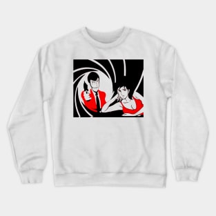 Lupin the 3rd and Fujiko Mine Crewneck Sweatshirt